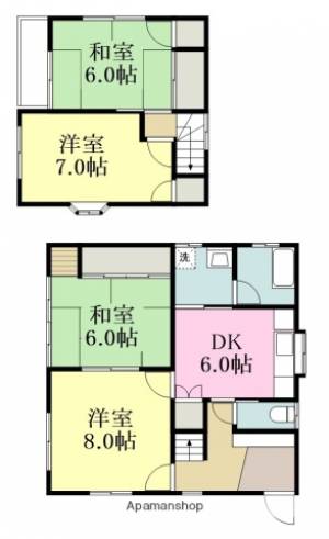 岡崎住宅 1の間取り画像