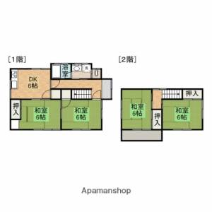 米田一戸建 4の間取り画像