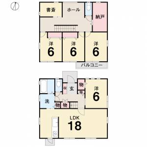 清住2丁目戸建 の間取り画像