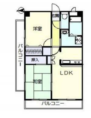 ライオンズマンション高知中宝永町 の間取り画像