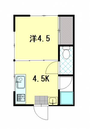 エンゼルハイツ桟橋 205の間取り画像