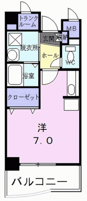 川島第２マンション 305の間取り画像