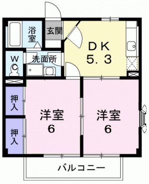 ニユ－シティＭＯＲＩ 201の間取り画像