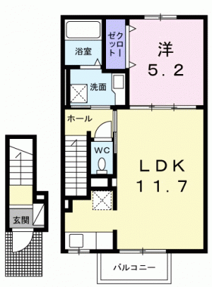 Ｇｒａｐｅ・Ｇａｒｄｅｎ 202の間取り画像