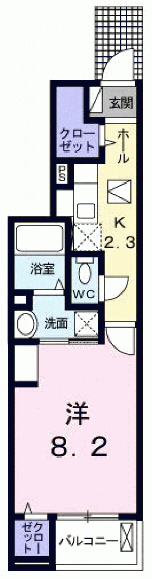 コンコード　Ｂ 103の間取り画像