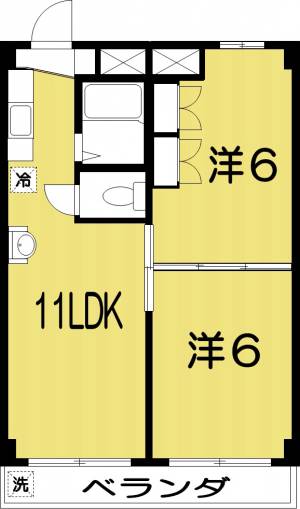 メゾン・ド・カフェイユ 402の間取り画像