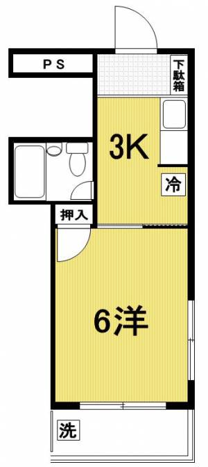 ポラリス城山 207の間取り画像