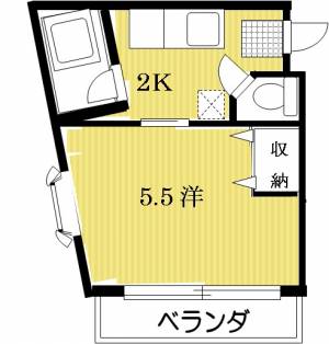 メゾンＳＡＫＵＲＡ 202の間取り画像