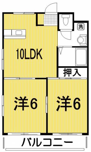 エルヴィラージュⅡ 202の間取り画像