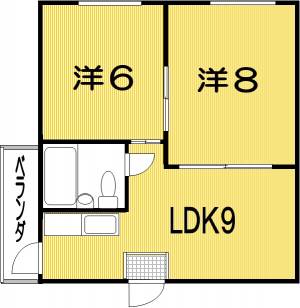 ポラリス帯屋町 402の間取り画像