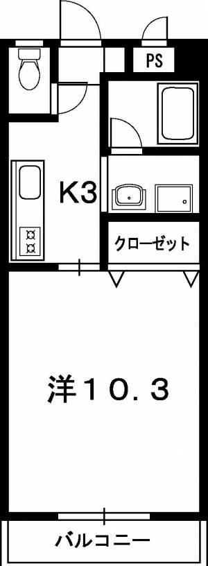 メゾンロンドゥ・トワ 310の間取り画像