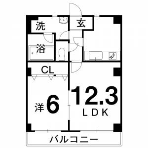 ミール 401の間取り画像