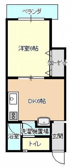 太陽マンション の間取り画像