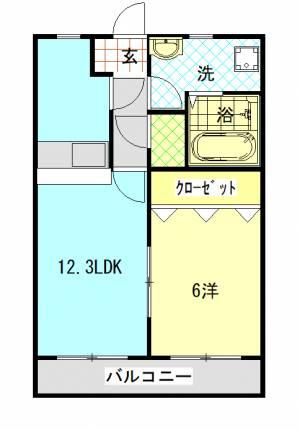 ミール 207の間取り画像