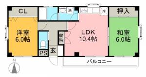 リブアミティ 401の間取り画像