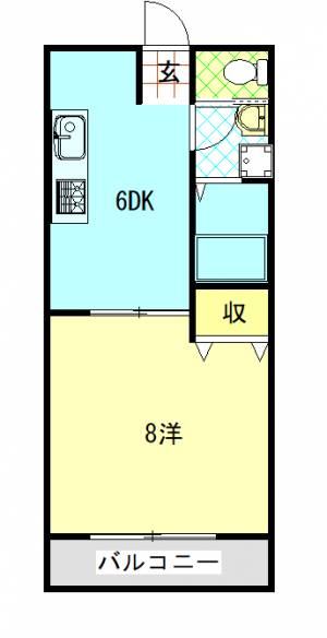 サンハウスイク 203の間取り画像