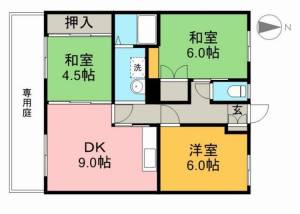 アバン寿 106の間取り画像