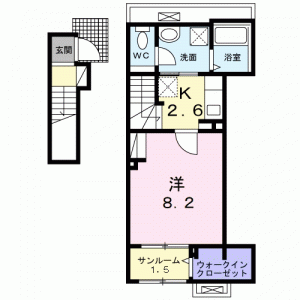 セント　ヴィレッジ 202の間取り画像