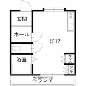 サンシティ船戸 302の間取り画像