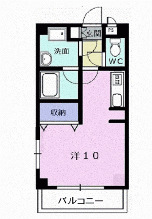 ウィステアリア　ハイム 203の間取り画像