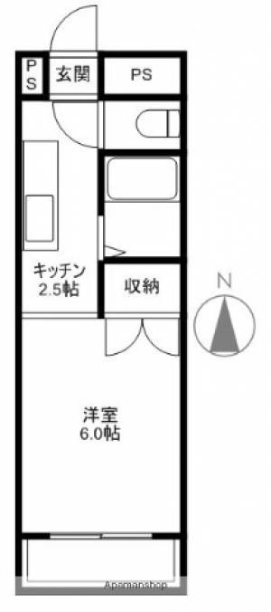 ハイツＡ 208の間取り画像