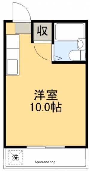 コーポＭＡＮＡＢＥ 101の間取り画像