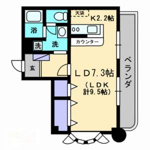 メゾンＳＥＩ 207の間取り画像