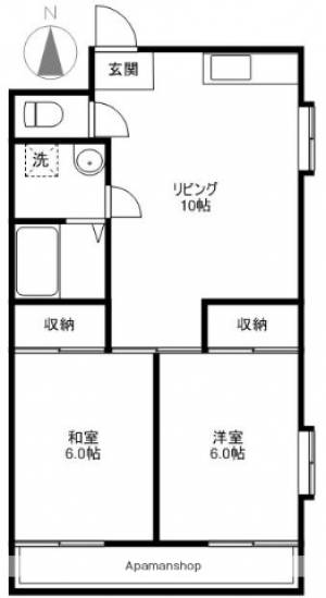 エスタンシア 301の間取り画像