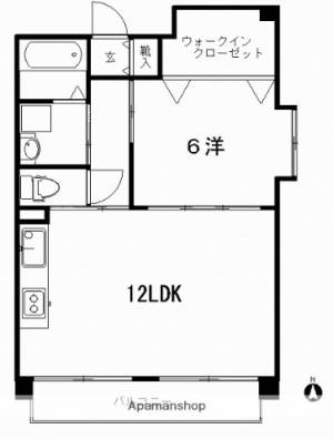 マリベールＴａｎｏｕｃｈｉⅡ番館 112の間取り画像