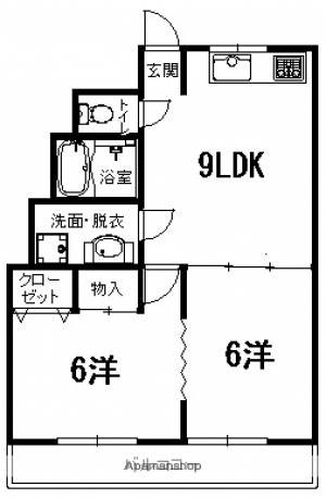 ドリームハウスⅢ 205の間取り画像