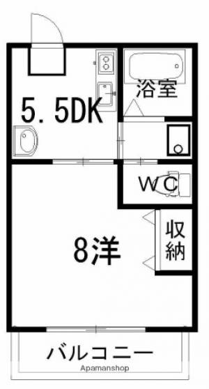 マルイマンション 205の間取り画像