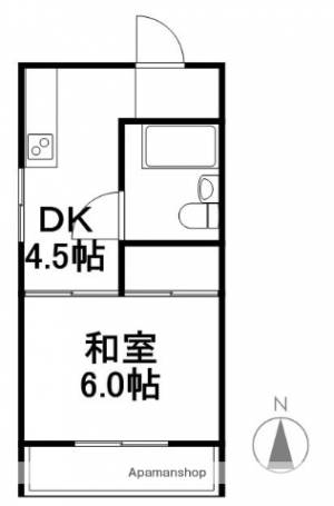 黒潮マンション 203の間取り画像