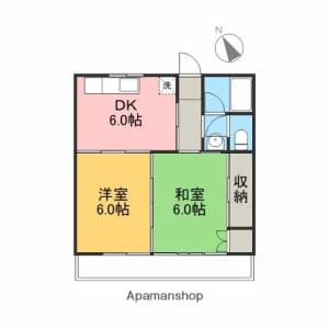 山岡マンション 302の間取り画像