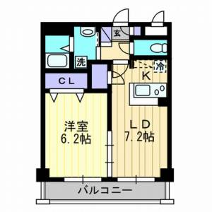 エピナール北久保 403の間取り画像