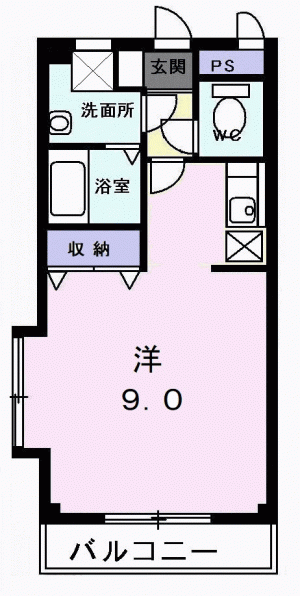 ファステ・テーム 202の間取り画像