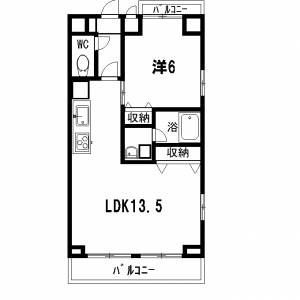 シャルマン 301の間取り画像