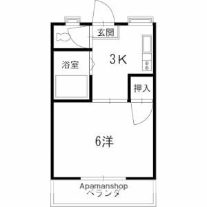 コーポライジング 203の間取り画像