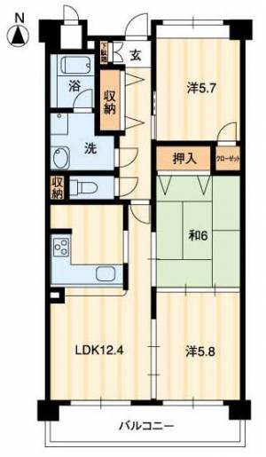 パールリバー 405の間取り画像