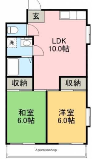 エスタンシア 403の間取り画像