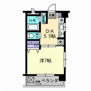 オレオール池 405の間取り画像