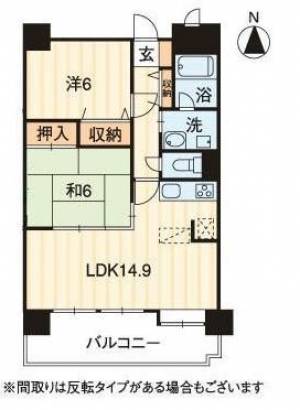 ジュピター 402の間取り画像