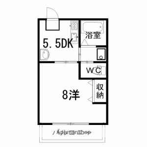 マルイマンション 103の間取り画像