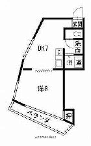 パインコートⅢ 203の間取り画像