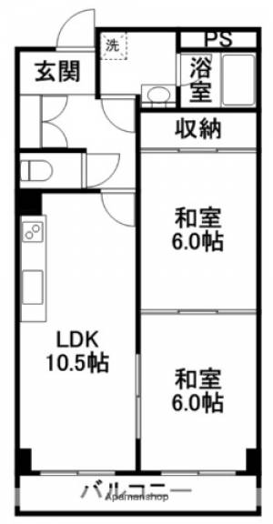 レジデンス・ニチュー 203の間取り画像