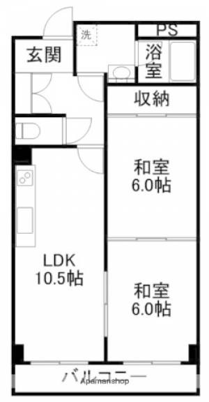 レジデンス・ニチュー 207の間取り画像