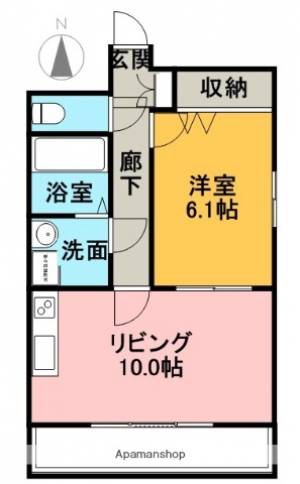 マリベールリーベ 102の間取り画像