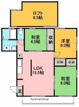 カサグレイズ 301の間取り画像