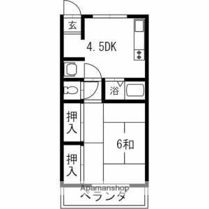 ボンジュール宗円 101の間取り画像