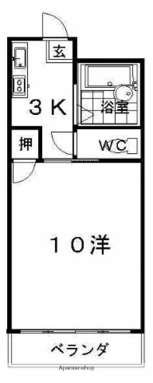 サンシティⅡ 307の間取り画像