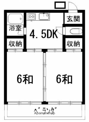 芝マンション 203の間取り画像